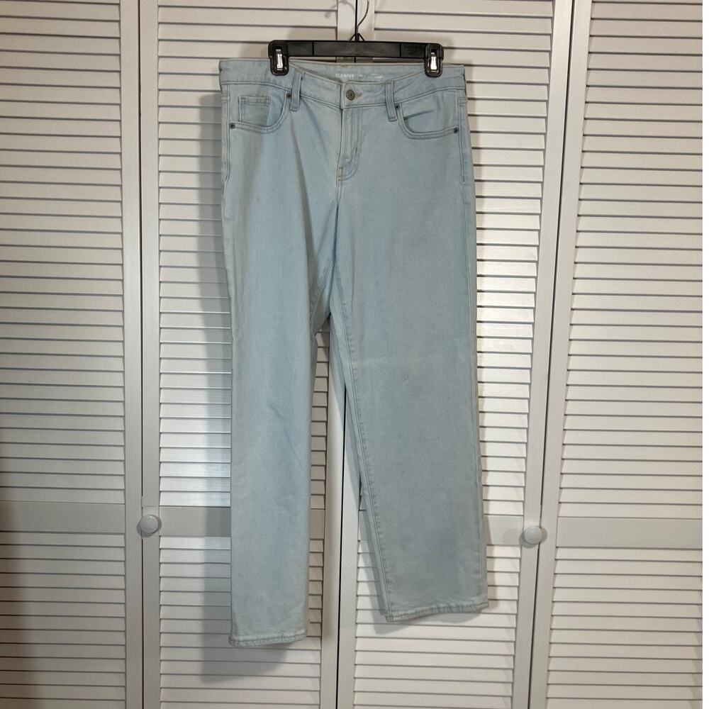 Old Navy Low-rise O.B. Loose Blue Light Wash Women Jeans 10